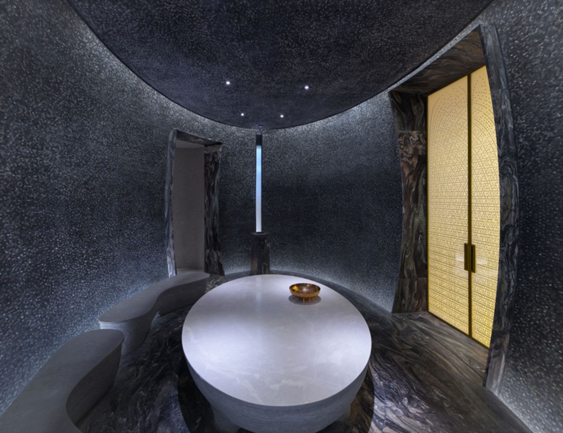 The erance to the Four Seasons Hotel Kuwait Spa