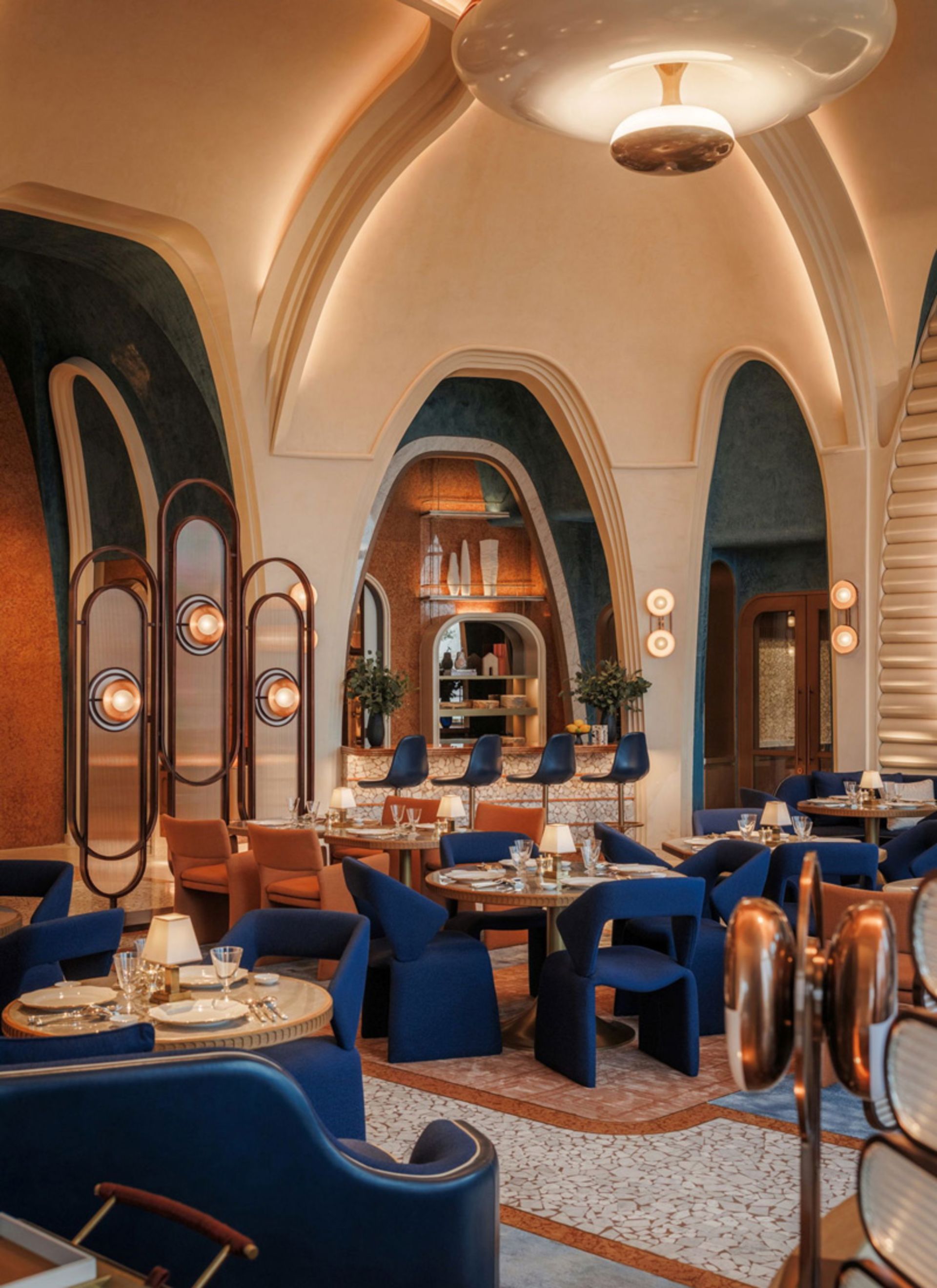 The Italian architecture of the Mersi Al Arab Jumeirah Hotel restaura