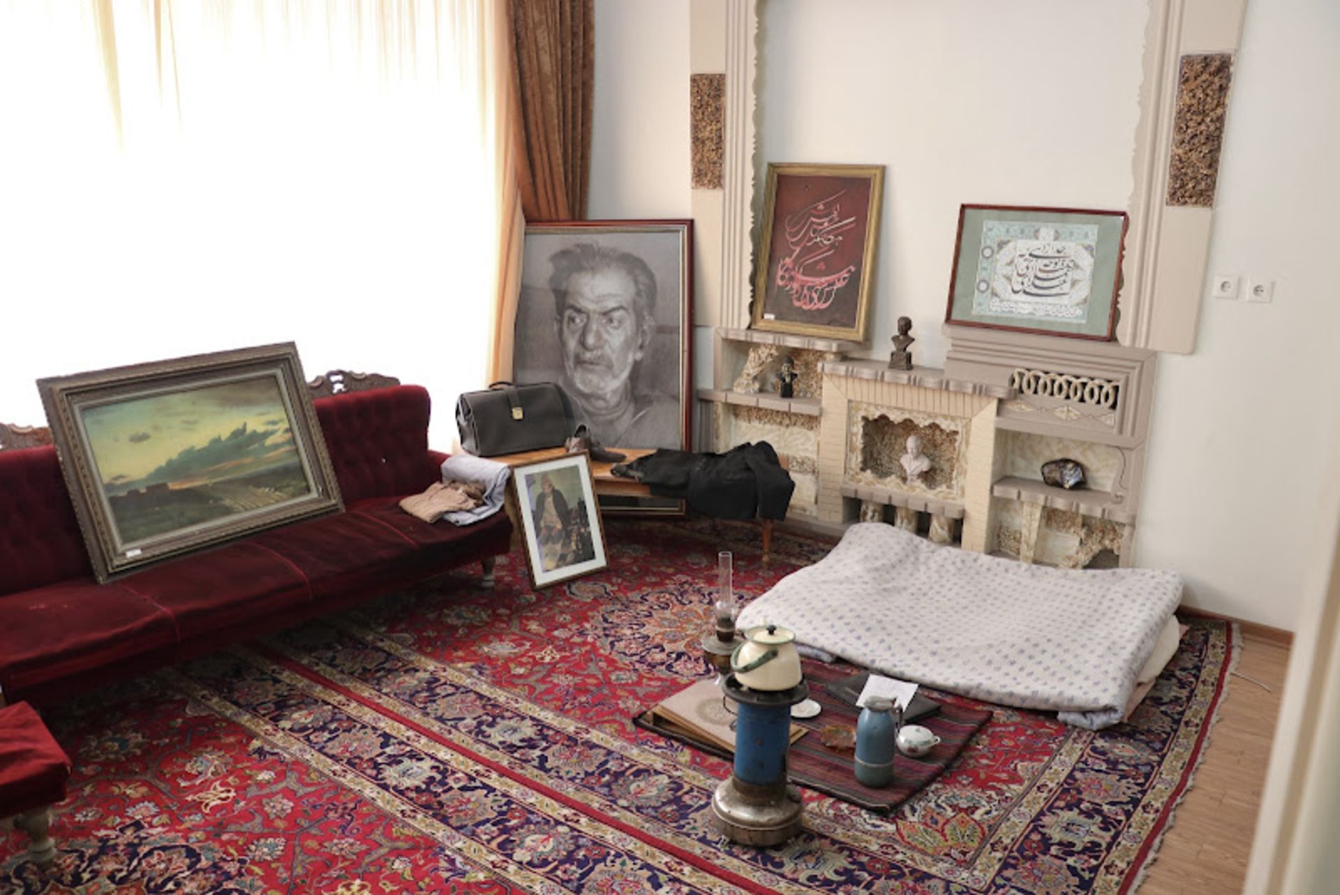 Room and furniture in the museum house of Professor Shahriar