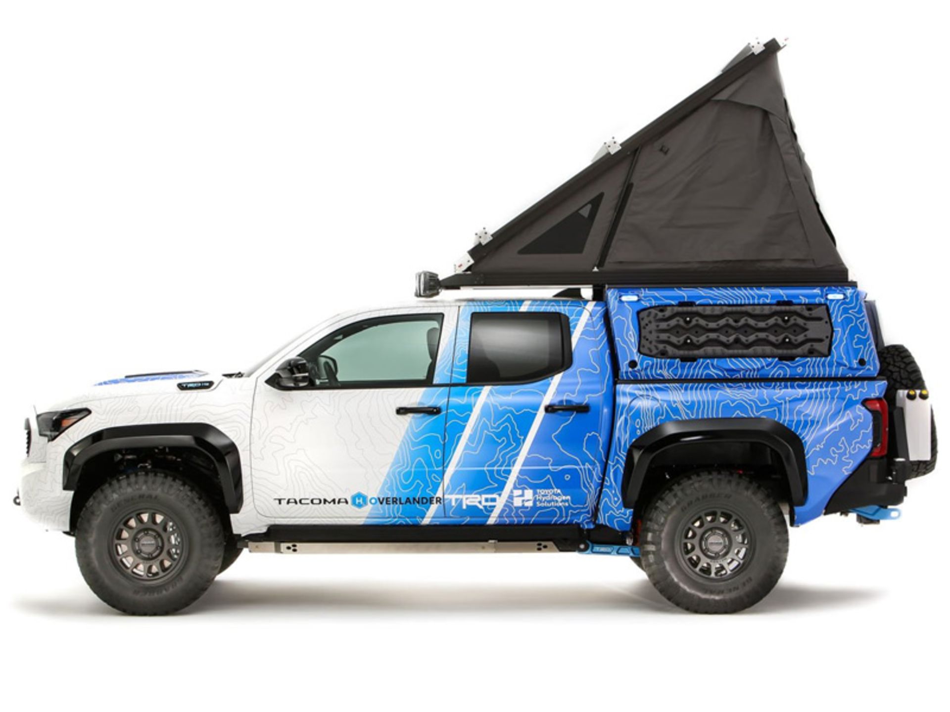 Side view of Toyota Tacoma concept car