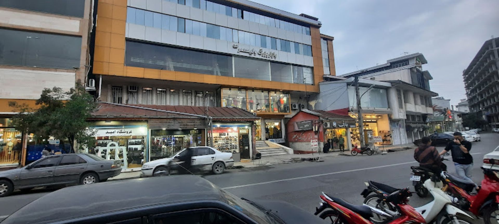 The erance door of Valiasr shopping ceer in Astara