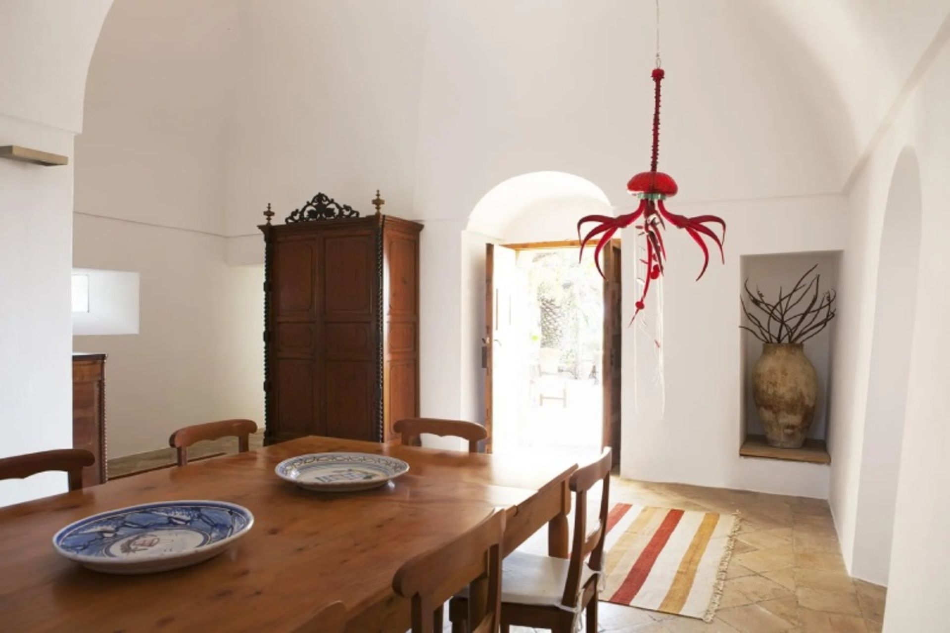 The ierior of the accommodation units of Tenuta Borja Italy