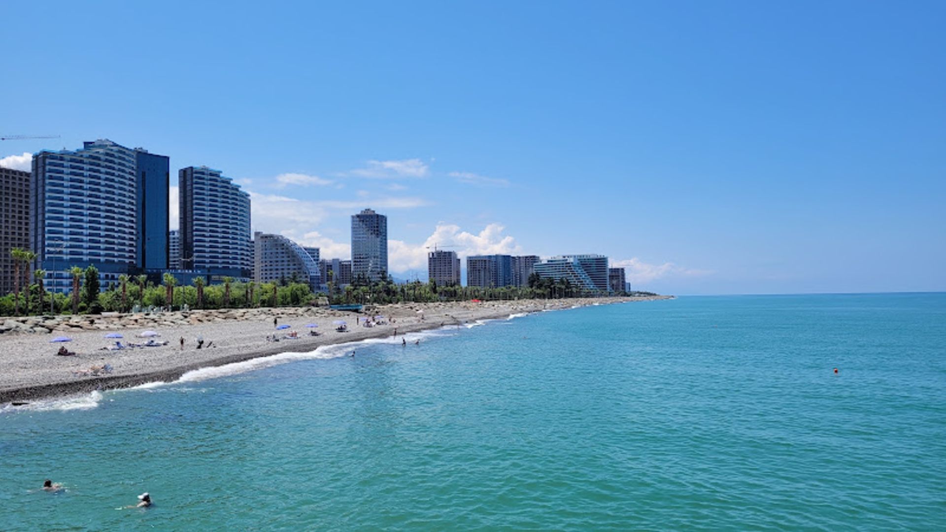 Swimming in the Black Sea of Batumi