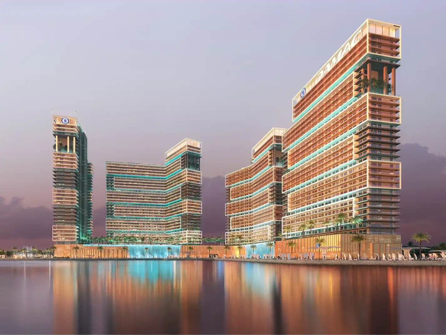 Damac Dubai's famous projects with a focus on ierior architecture