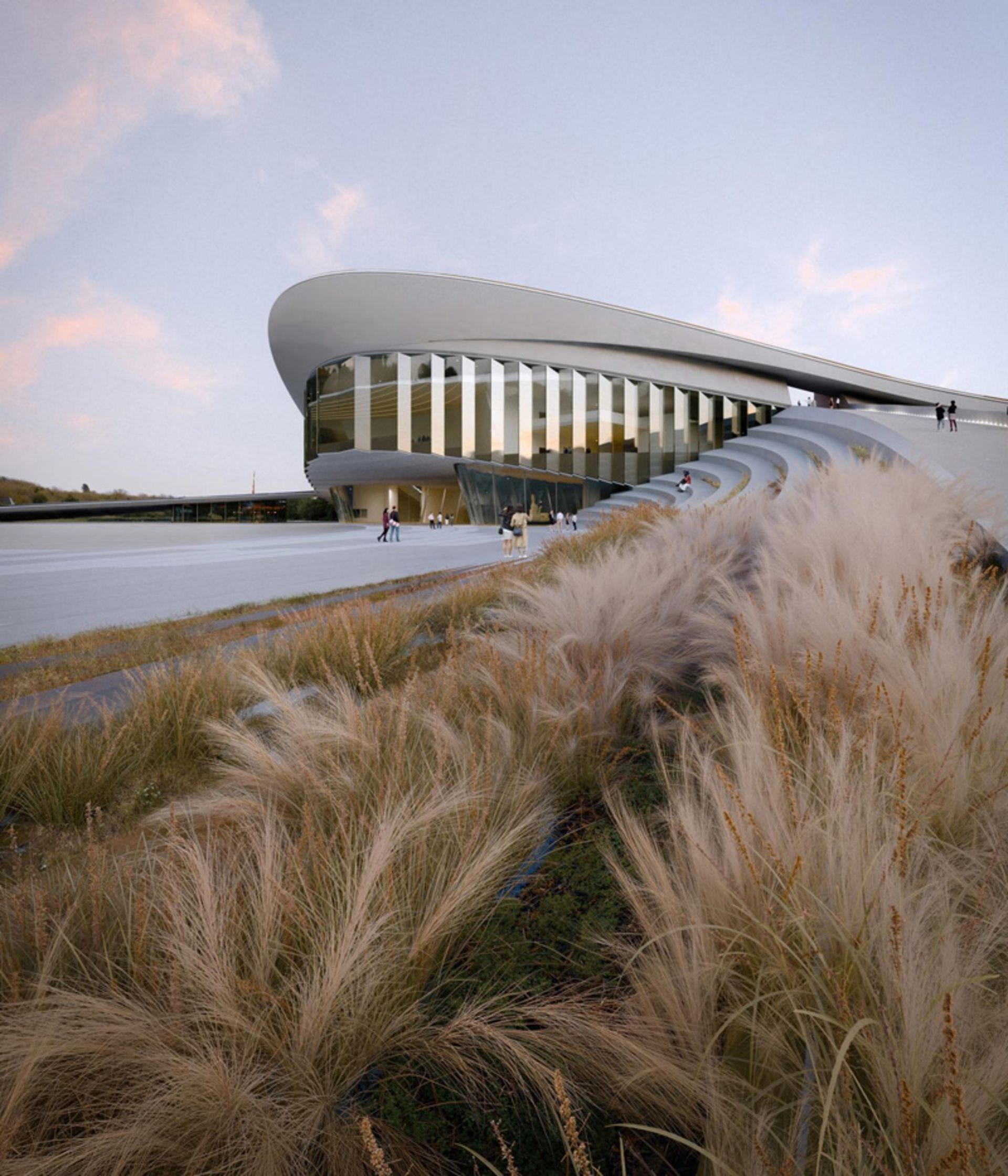 Exterior view of Qiaang Bay Art Museum