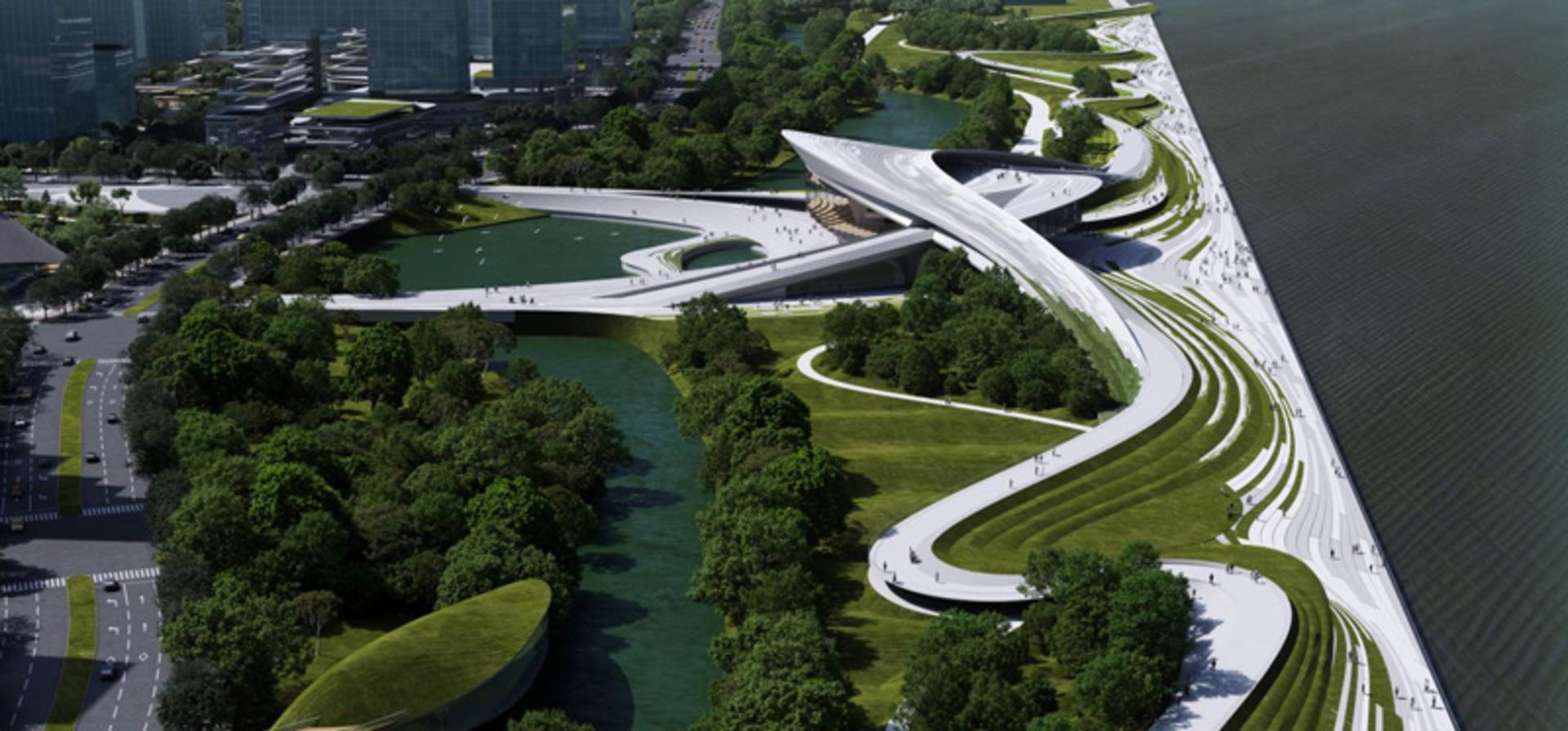 Green space of Chiantang Bay Art Museum