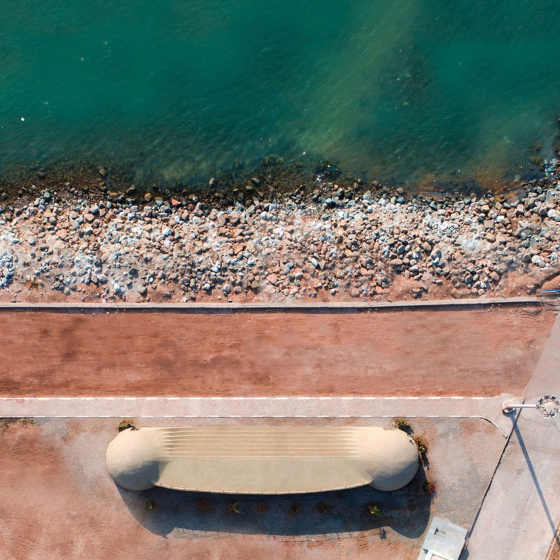 Aerial photo of Rong Cultural Ceer and Darya Beach