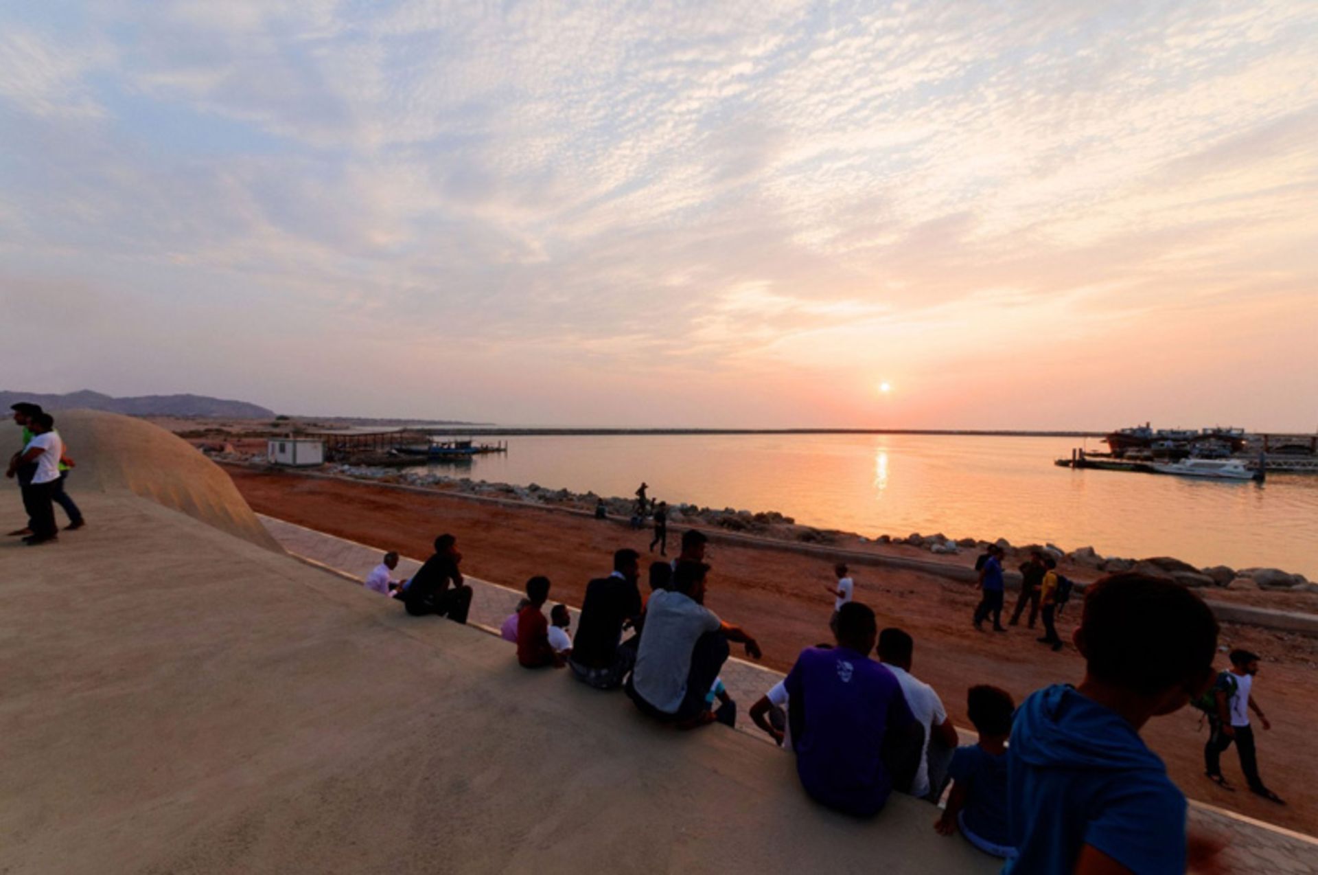 Sunset and sea in Rong Cultural Ceer