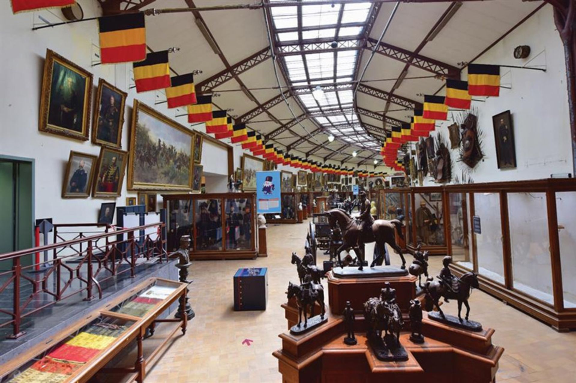The ierior of the Royal Military Museum of Belgium