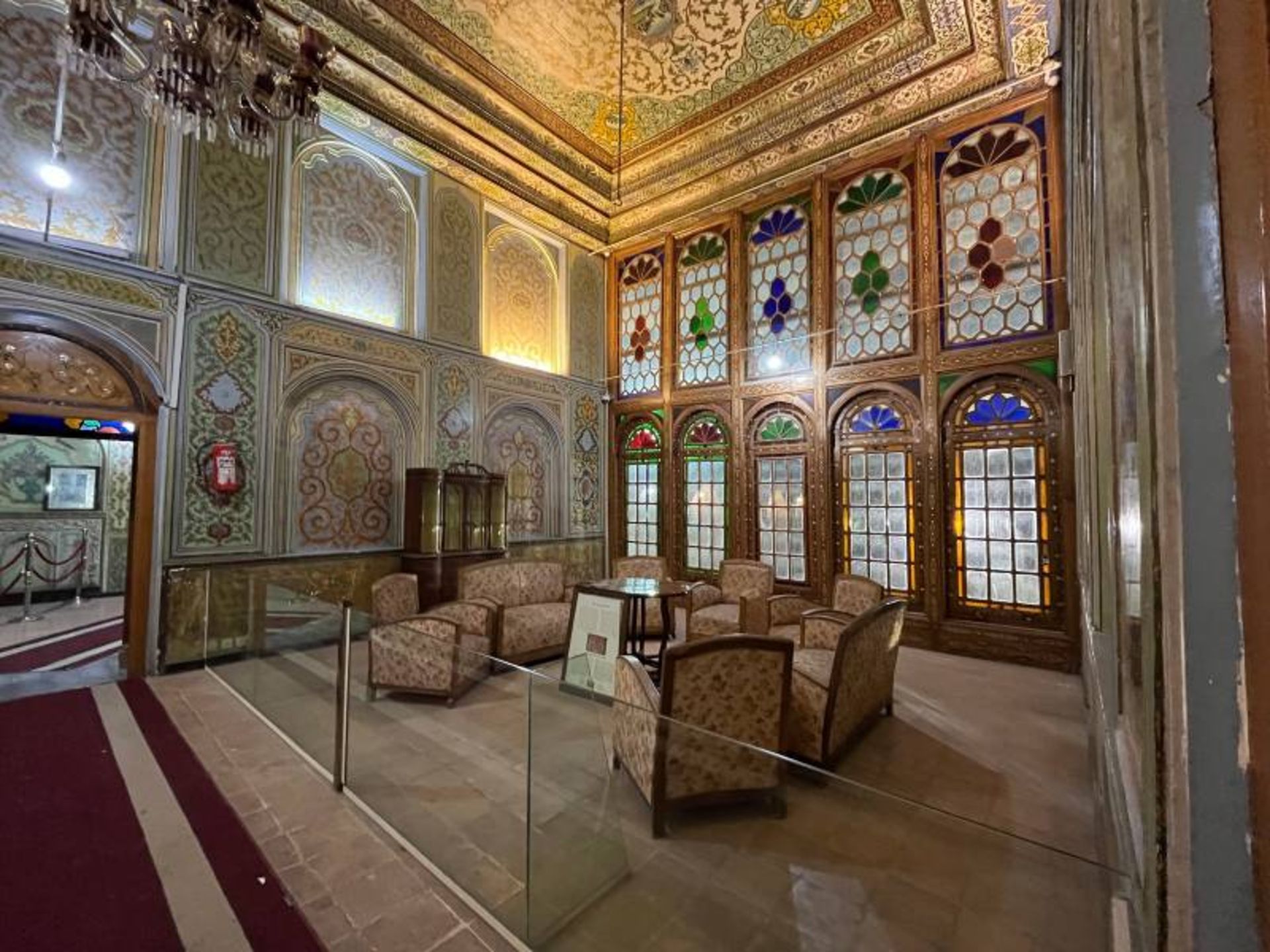 The ierior of Narenjestan Garden Mansion, Gavam, Shiraz