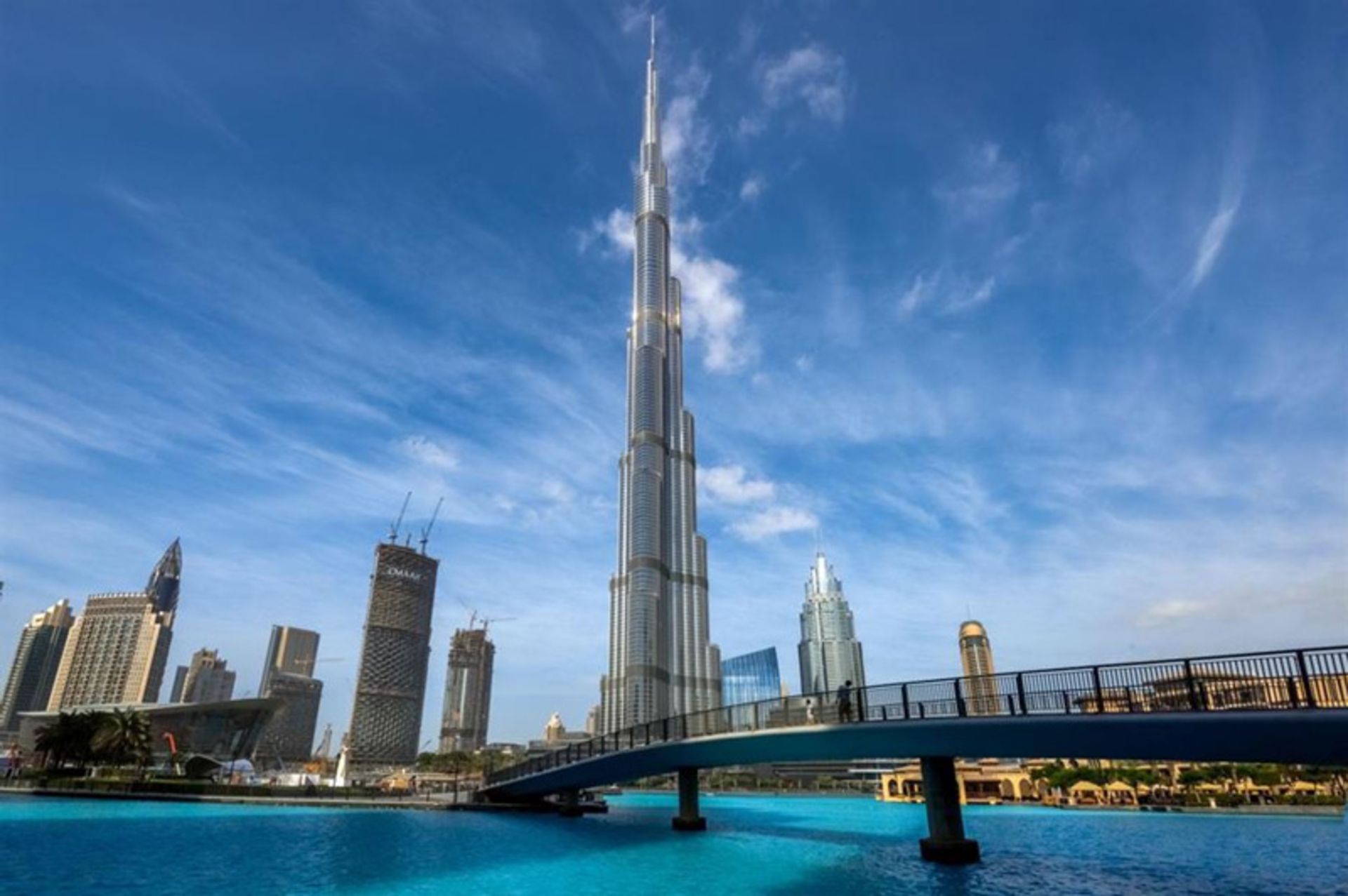 Dubai Burj Khalifa tall building