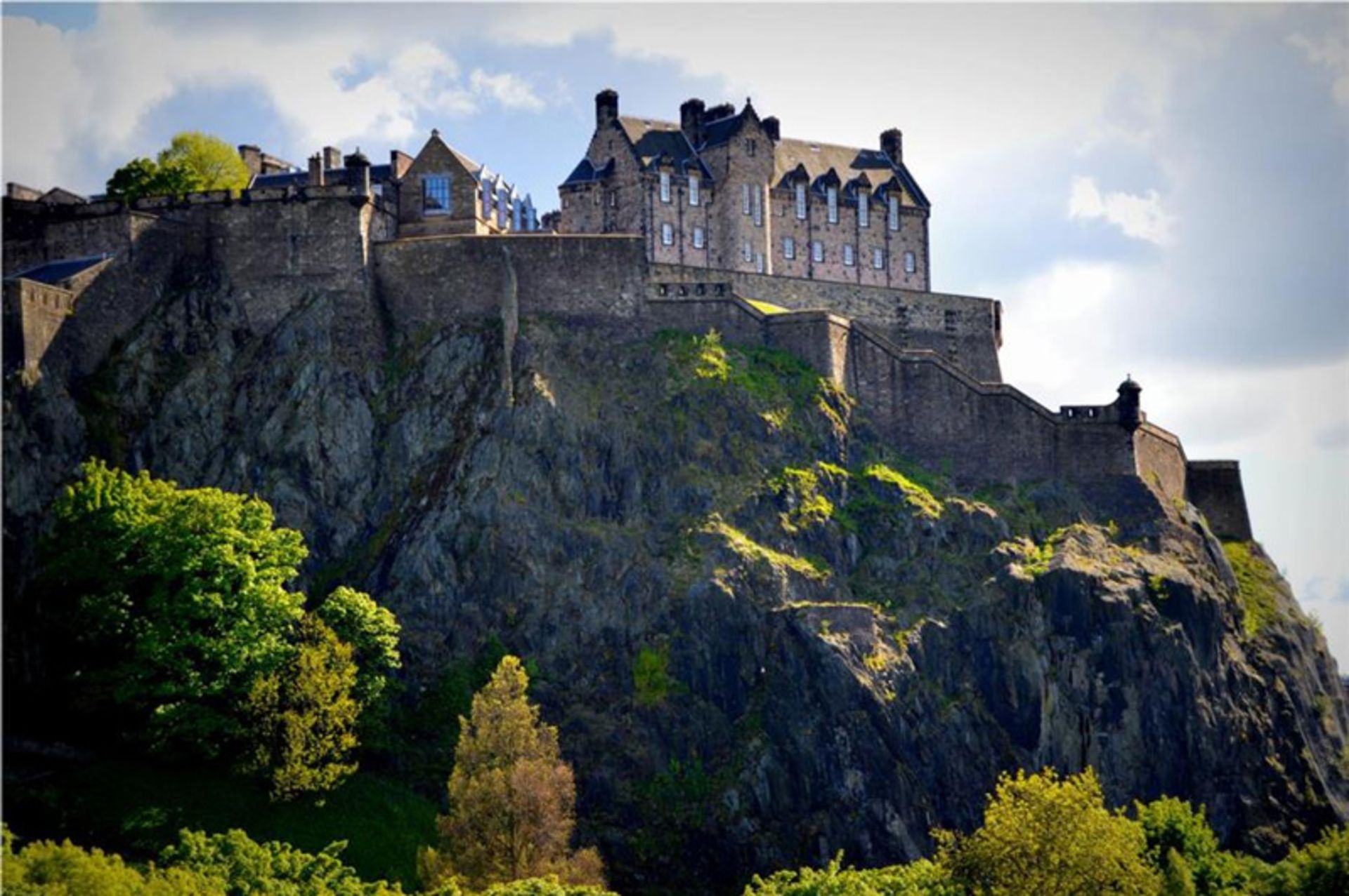 Edinburgh Castle in Scotland