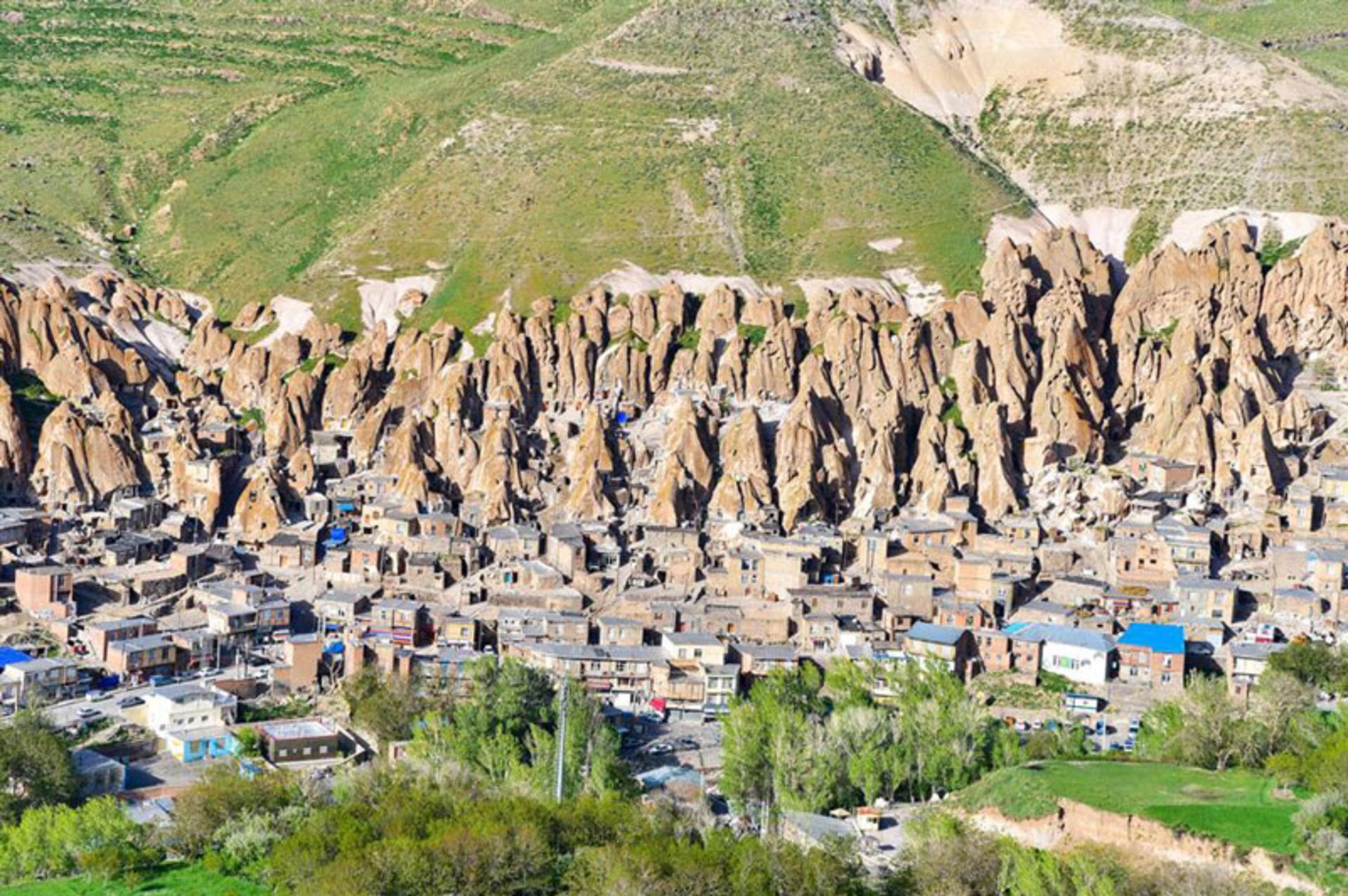 Kandavan rock houses in the mouains