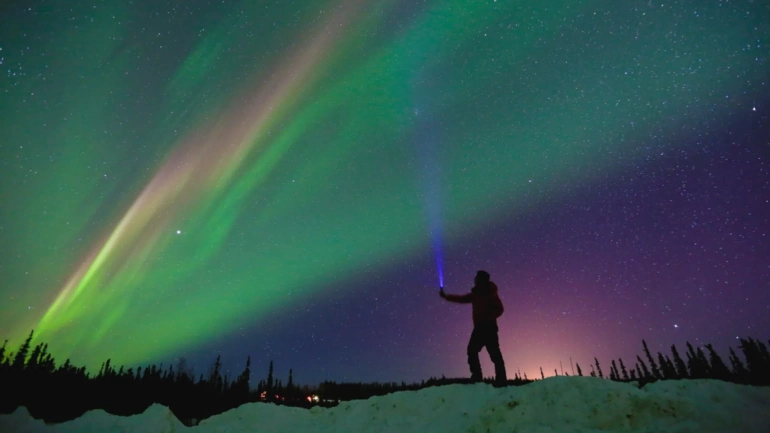 Is it dangerous for humans to see the aurora borealis?