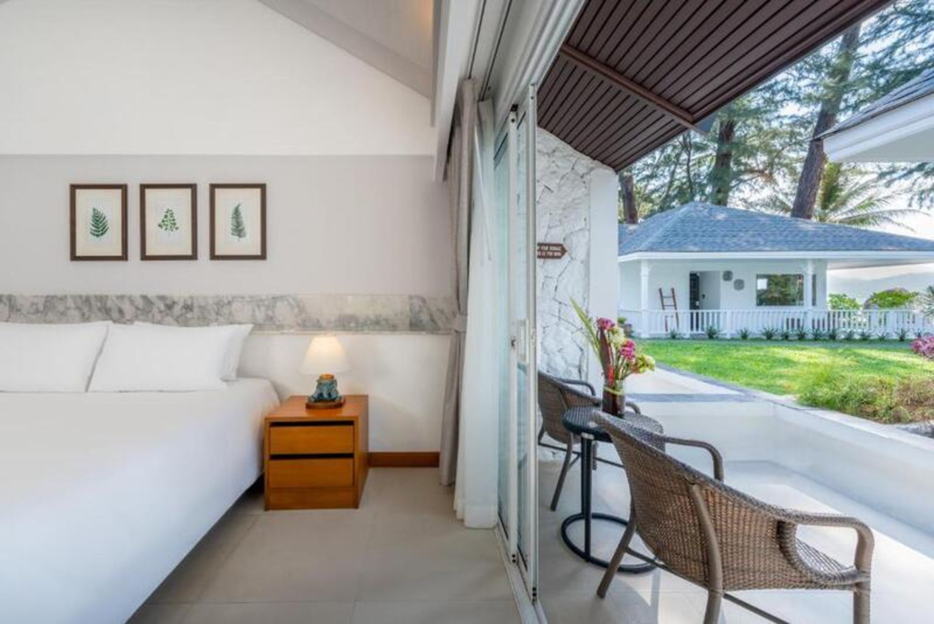 The exterior of the Tavern Beach Village Resort and Spa double room 