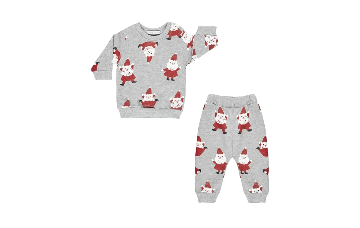 Fiorella Saa Claus model sweatshirt and pas set for boys