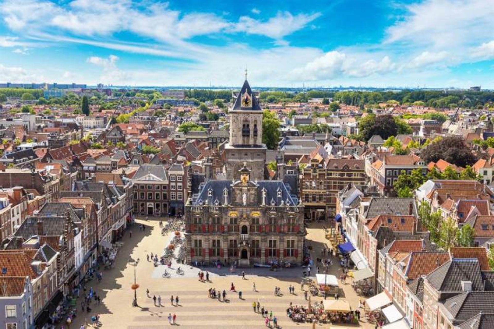 Delft Municipal Building and surrounding buildings
