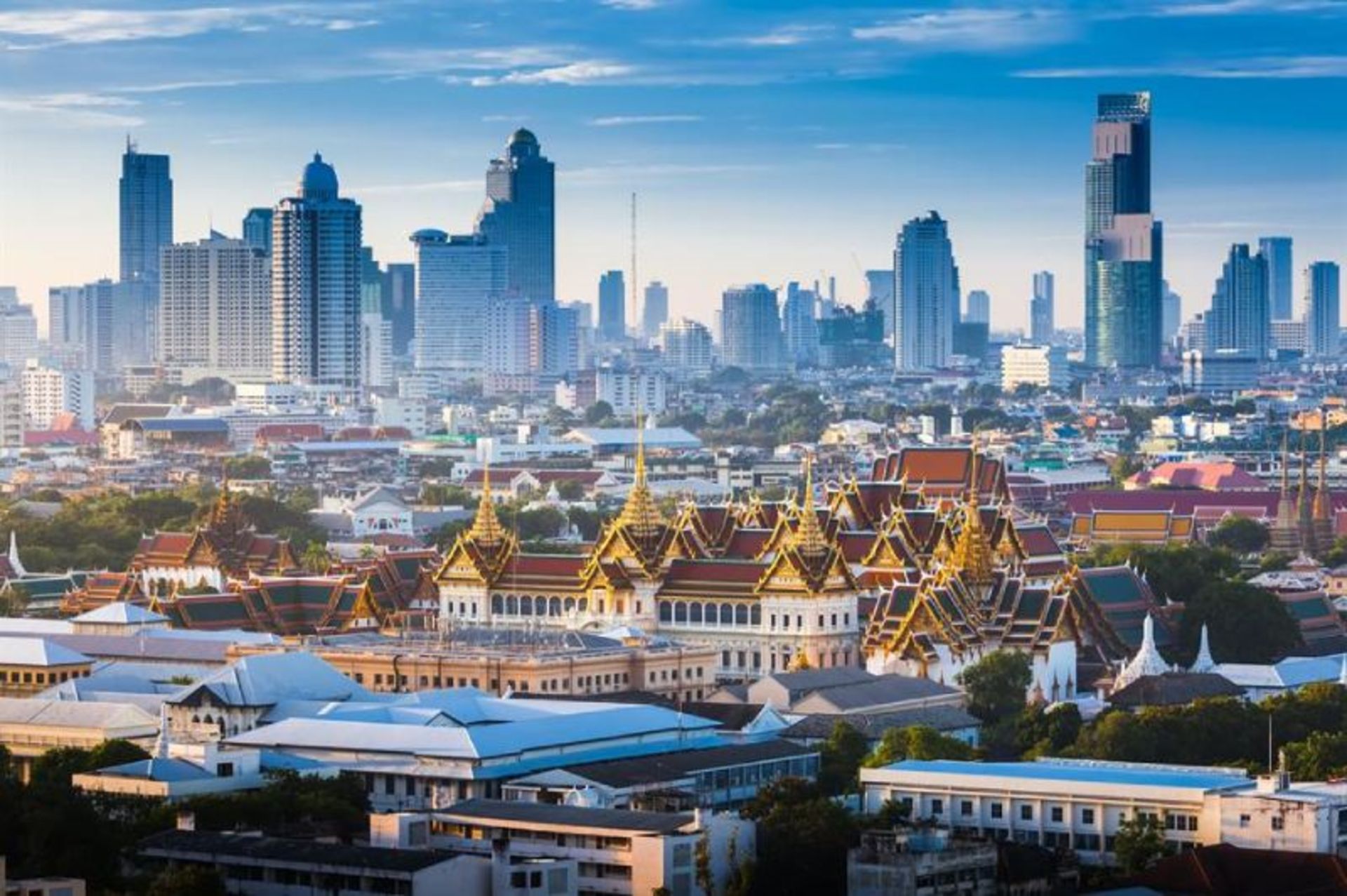 Bangkok city buildings