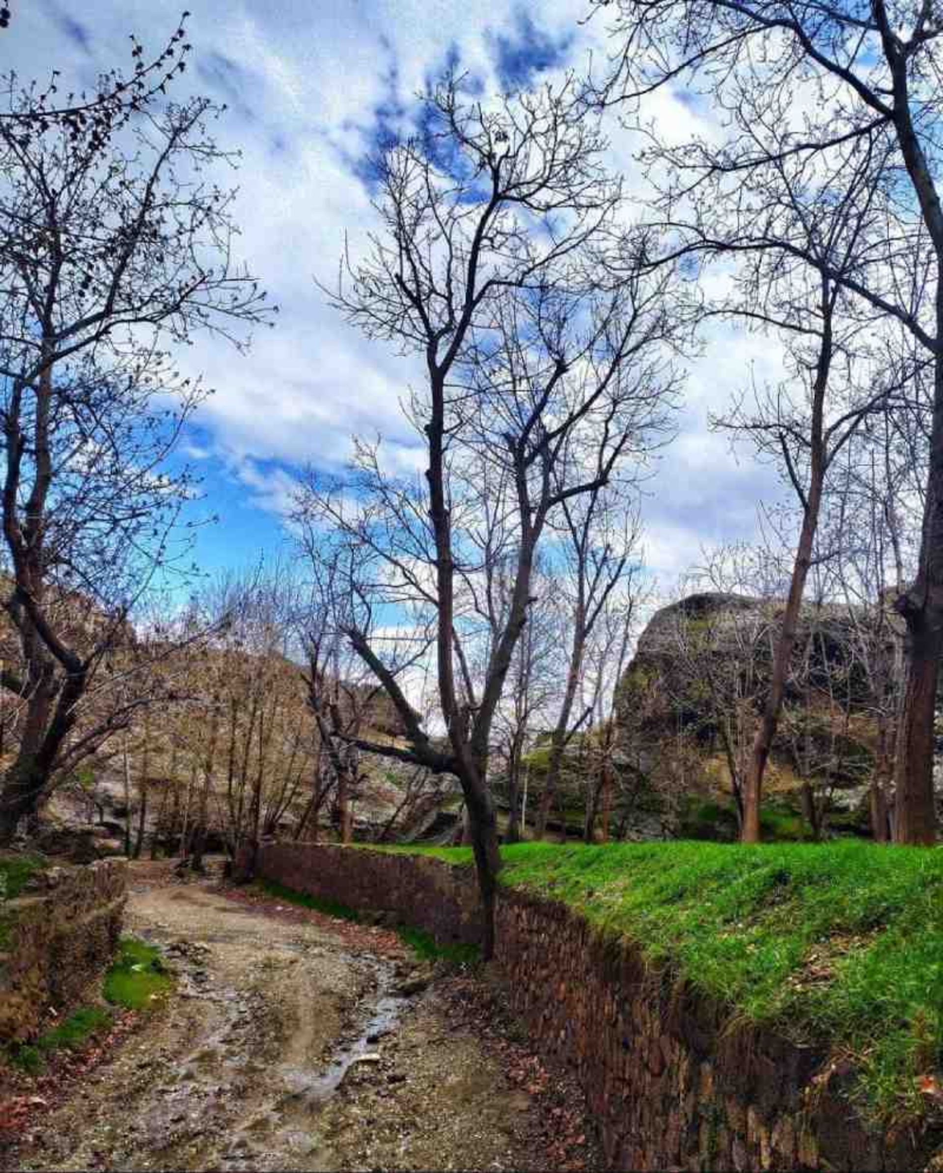 The nature of Khader village in autumn
