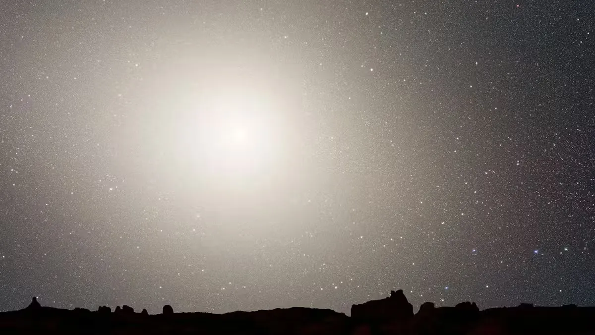 After star formation stops and galaxies merge io gia ellipticals, other galaxies may become impossible to observe due to the expansion of the universe. For trillions of years, such a thing may have been an unchanged feature of the night sky: a lone redshifted elliptical galaxy.