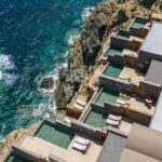 Aerial view of Acro Suites Hotel in Greece