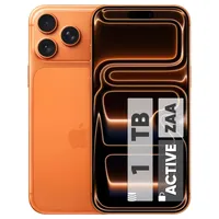 Apple mobile phone model iPhone 17 Pro Max ZAA single SIM card + eSim capacity 1 TB and RAM 12 GB - Active