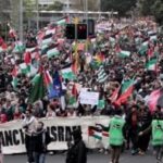 Solidarity marches with the Palestinian people around the world