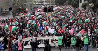 Solidarity marches with the Palestinian people around the world