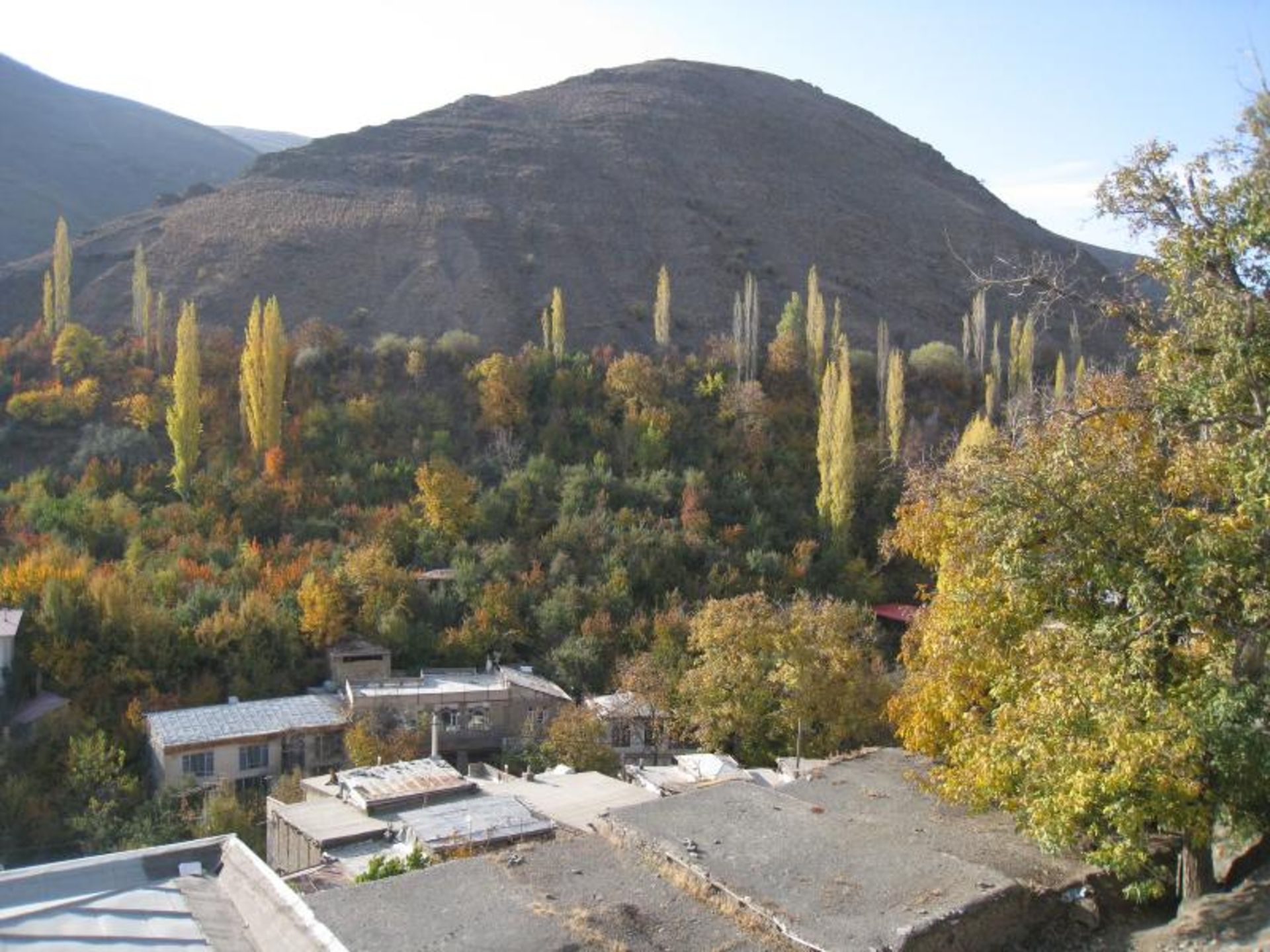 The green nature of Zashk village