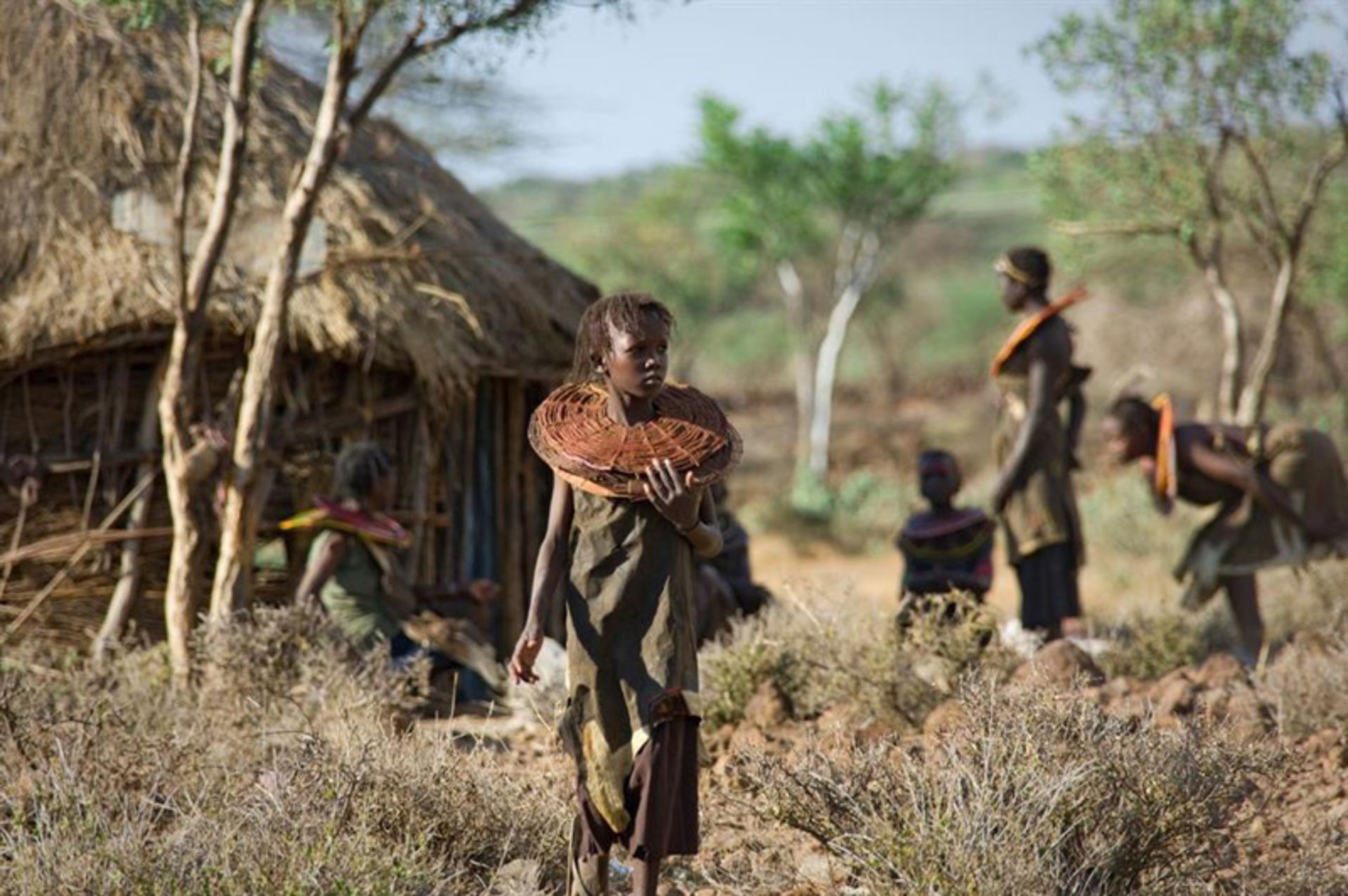 The home of the Pokot tribe people in East Africa
