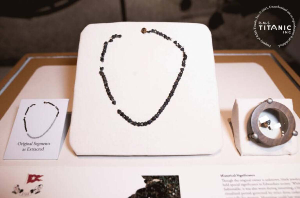 A Titanic passenger's necklace has been found among the ship's wreckage years later - Diginoy