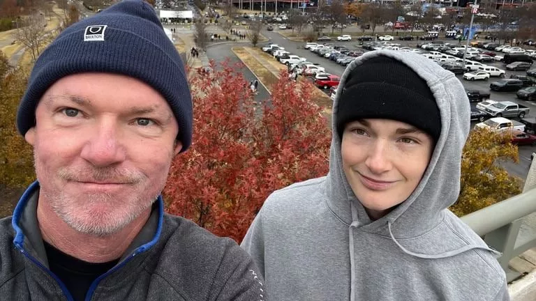 Adam Raine and his father
