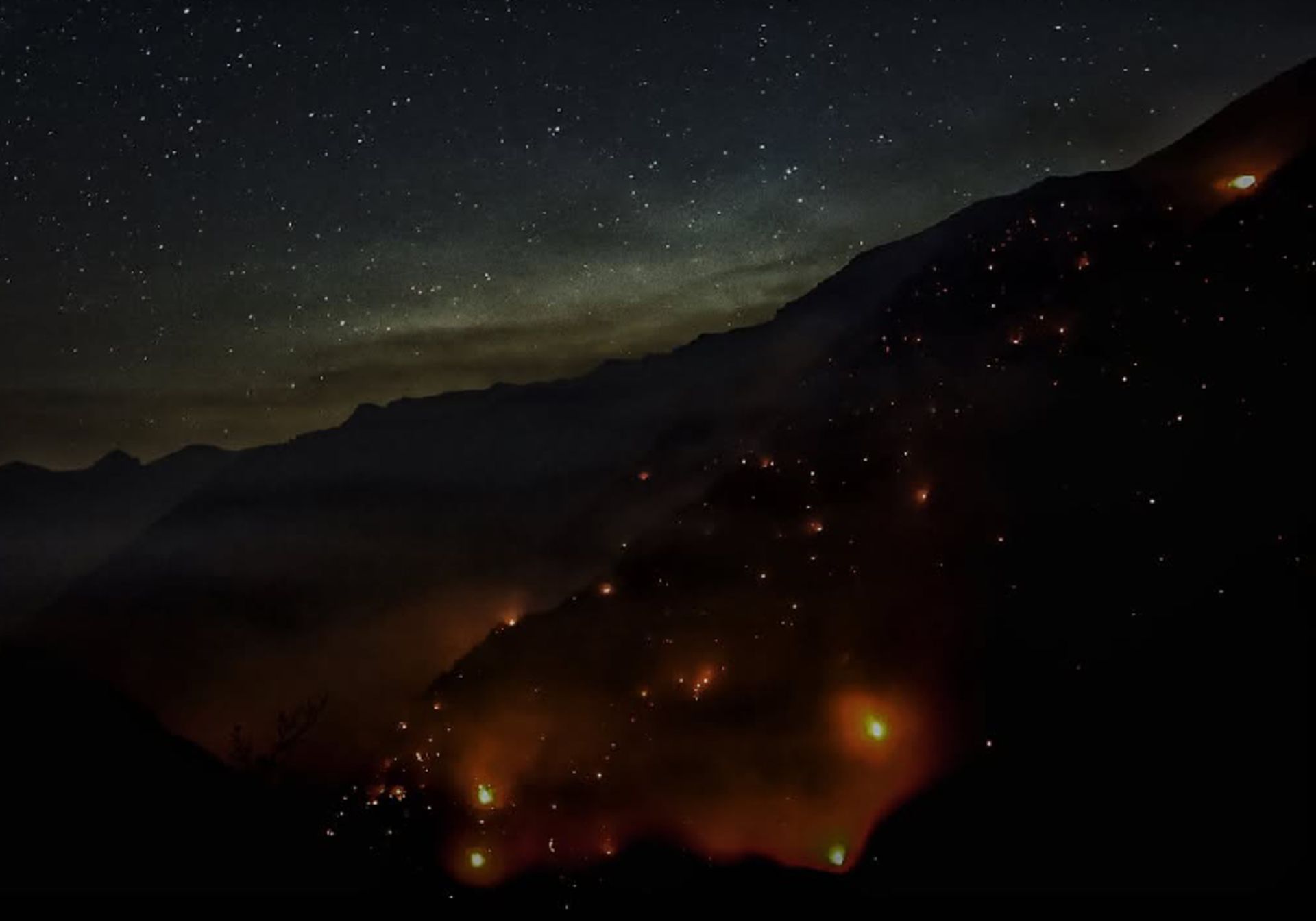 Serial forest fires