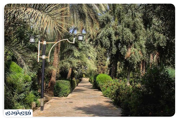Access routes to Golshan Tabas garden