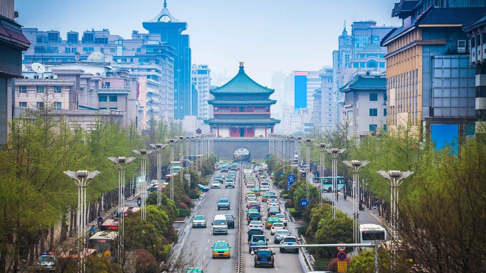 Ways to access the city of Xi'an, China