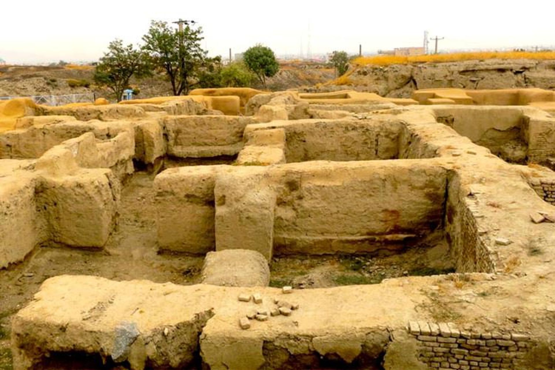 The remains of the ancie city of Hegmetane
