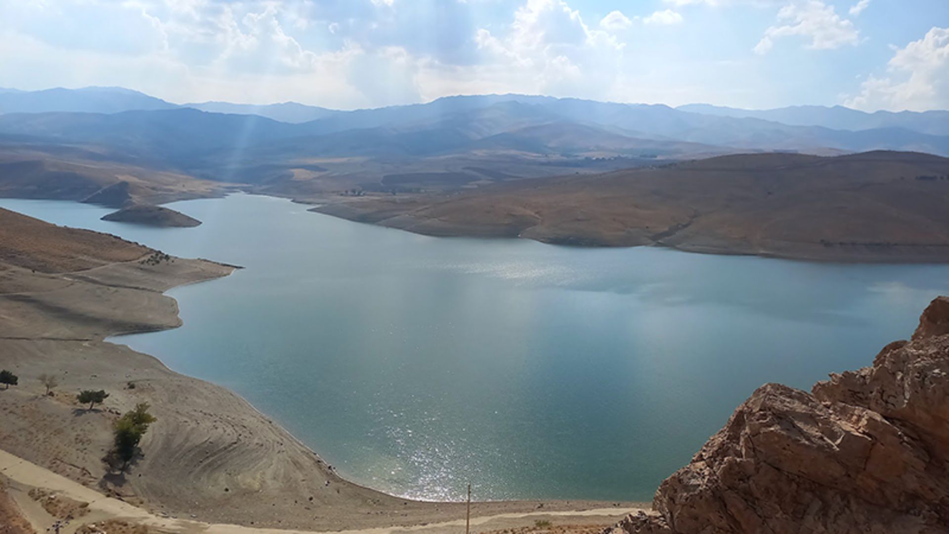 The size of the Ekbatan dam lake
