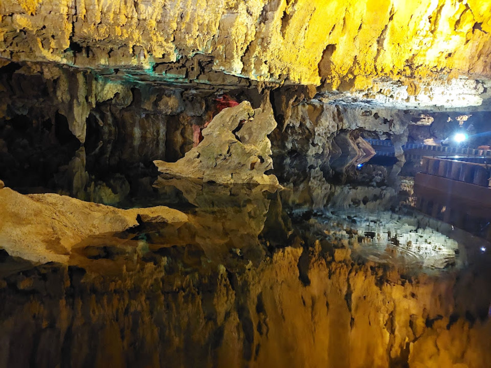 Ierior of Ali Sadr Cave 
