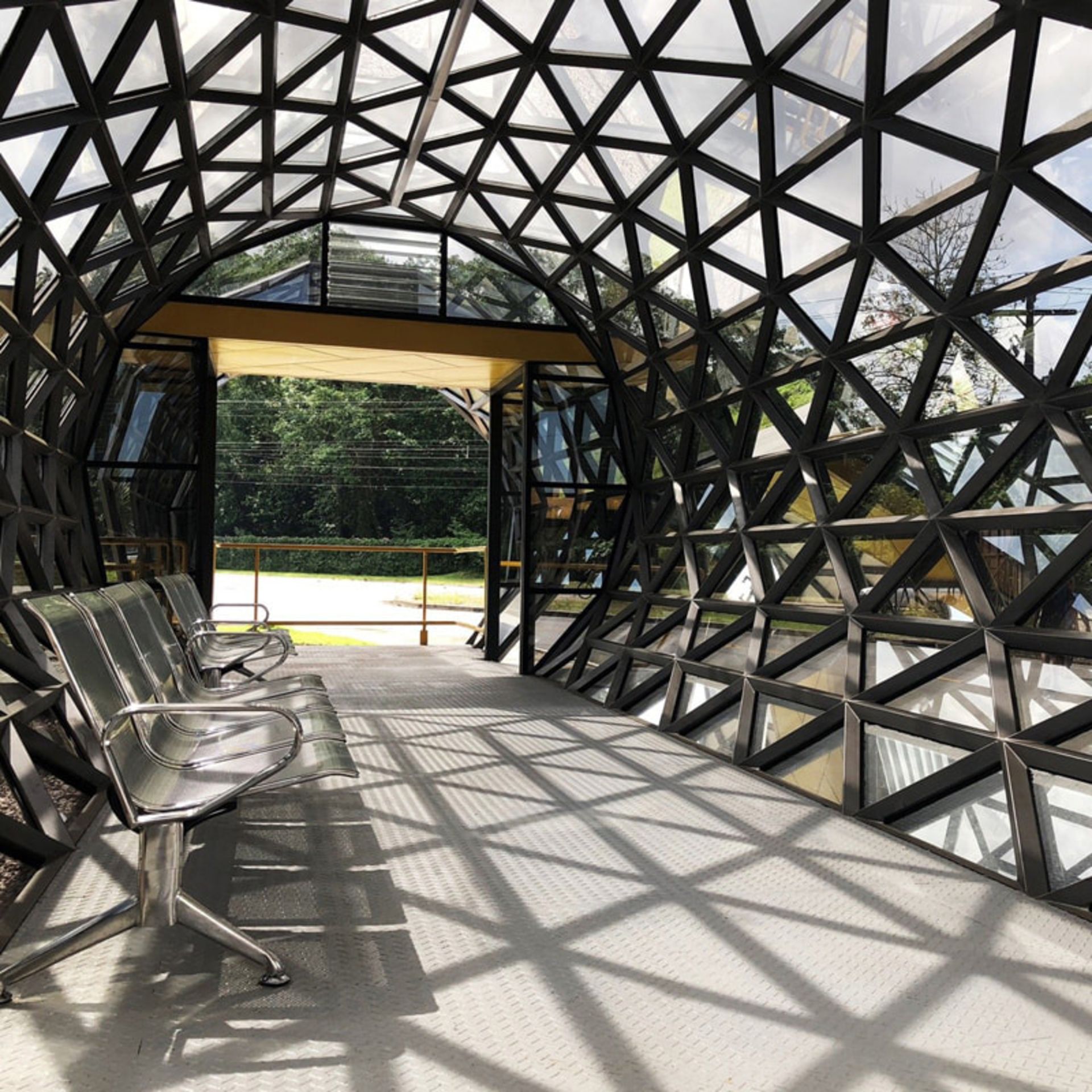 Ierior view of Amazon bus station