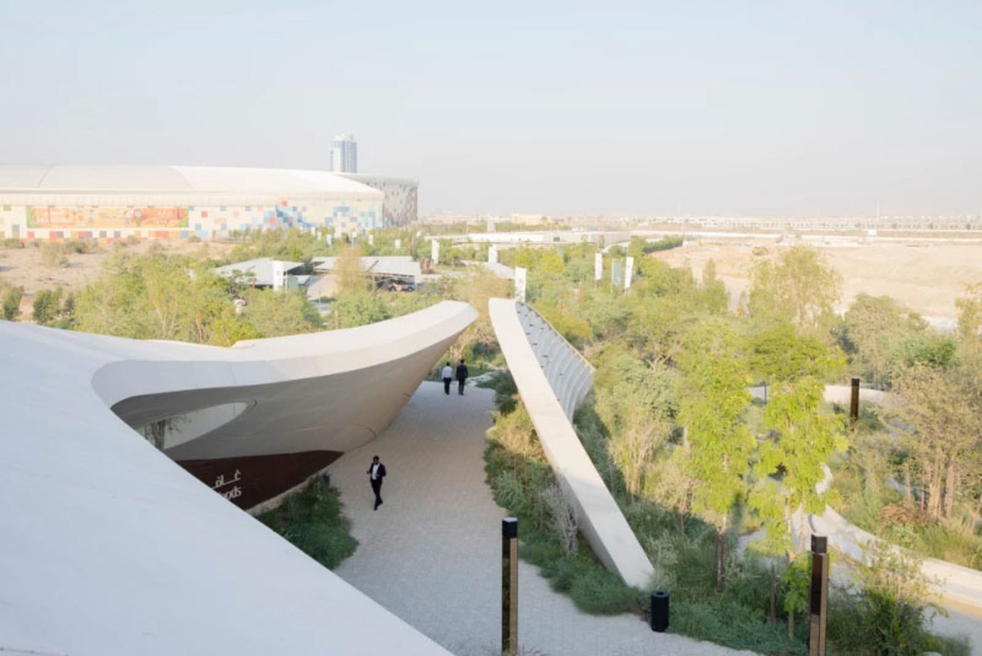 Walking trails in Gaff Woods Dubai