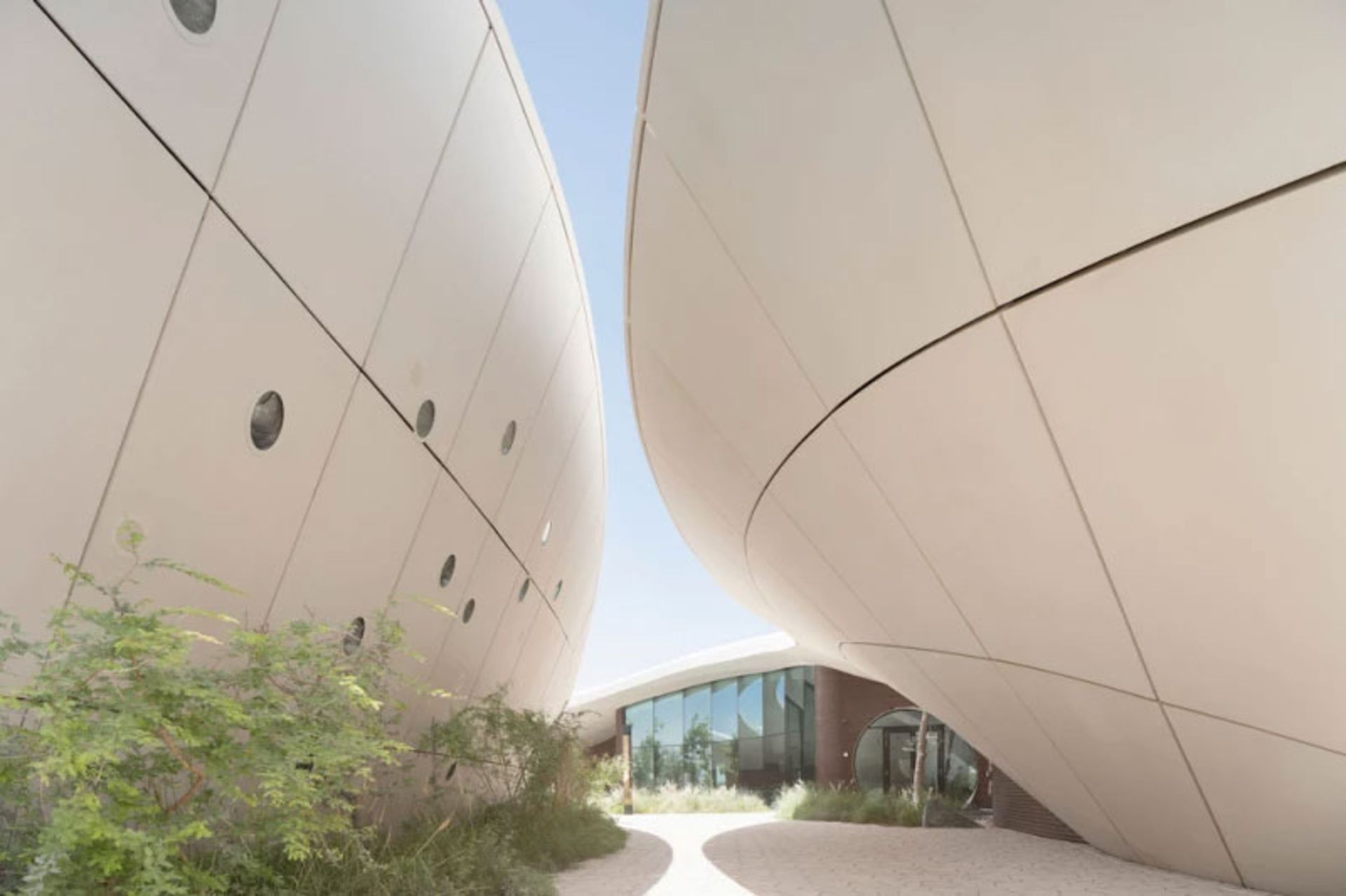 Concrete architecture in Ghafwoods Dubai Ceer