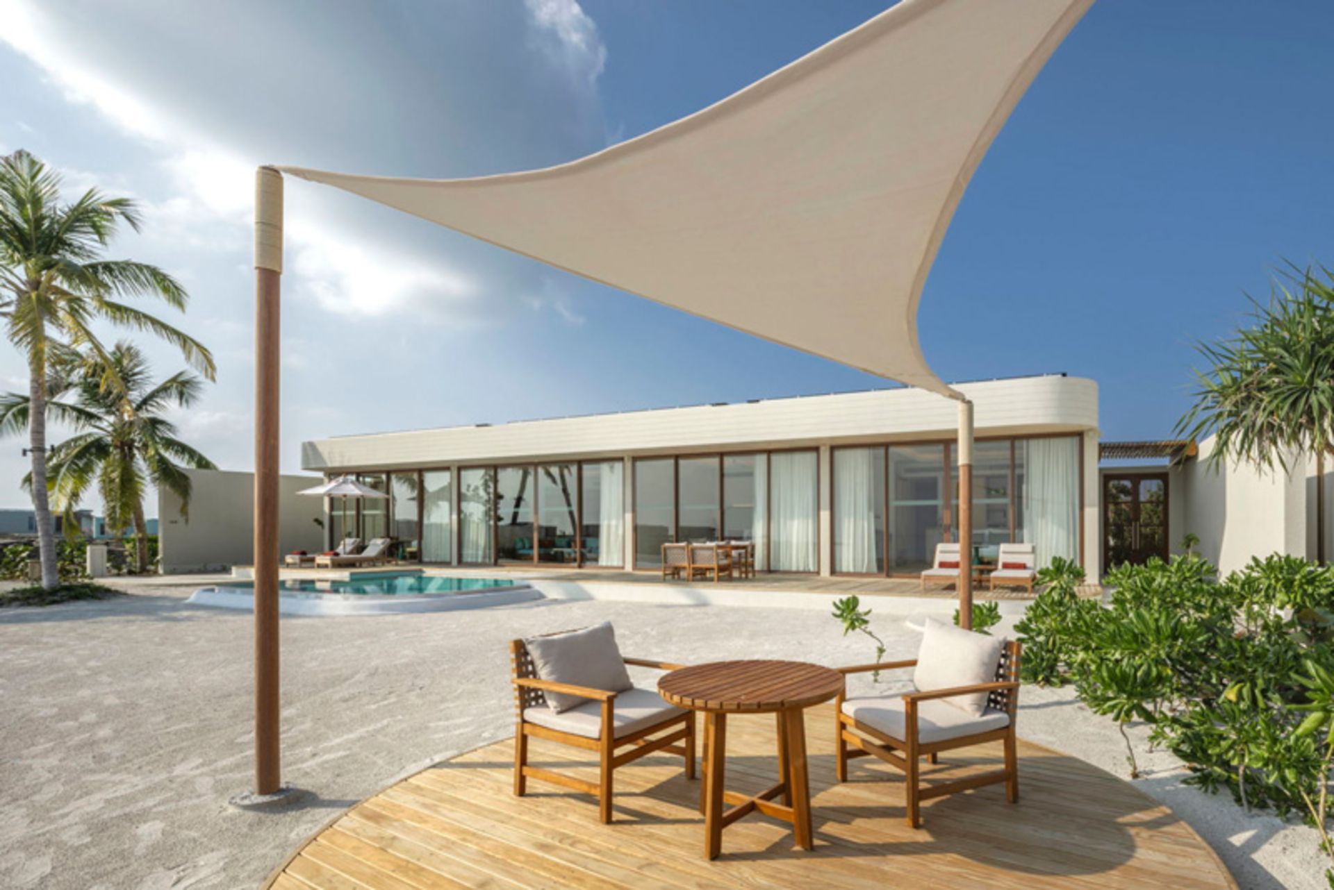 Relaxation area at Seara Grand Hotel in Maldives