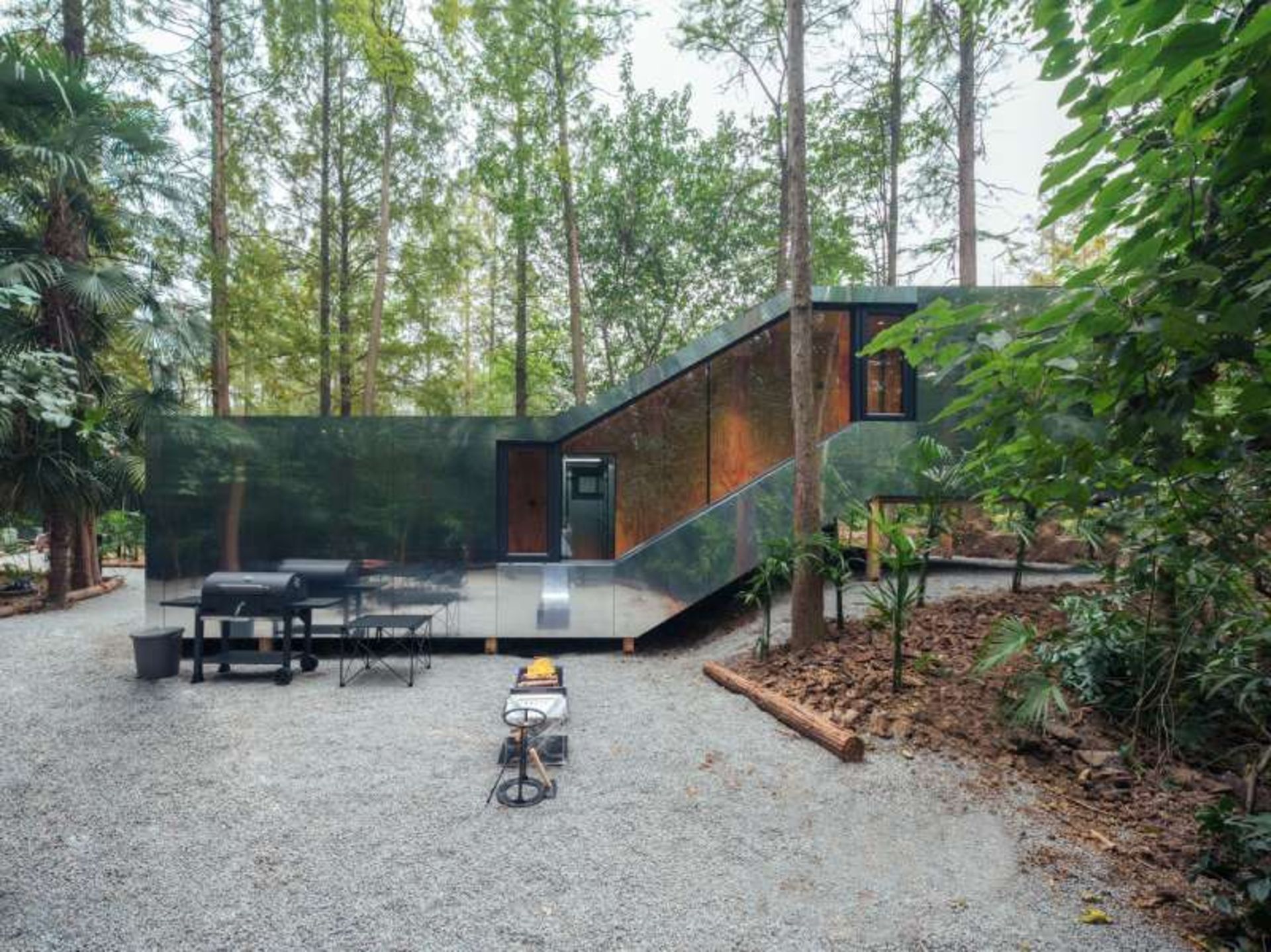 China's secret camp outdoor facilities