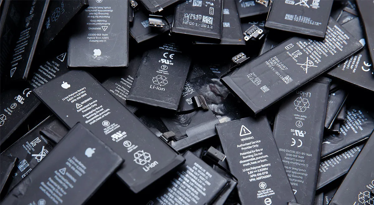Phone battery recycling