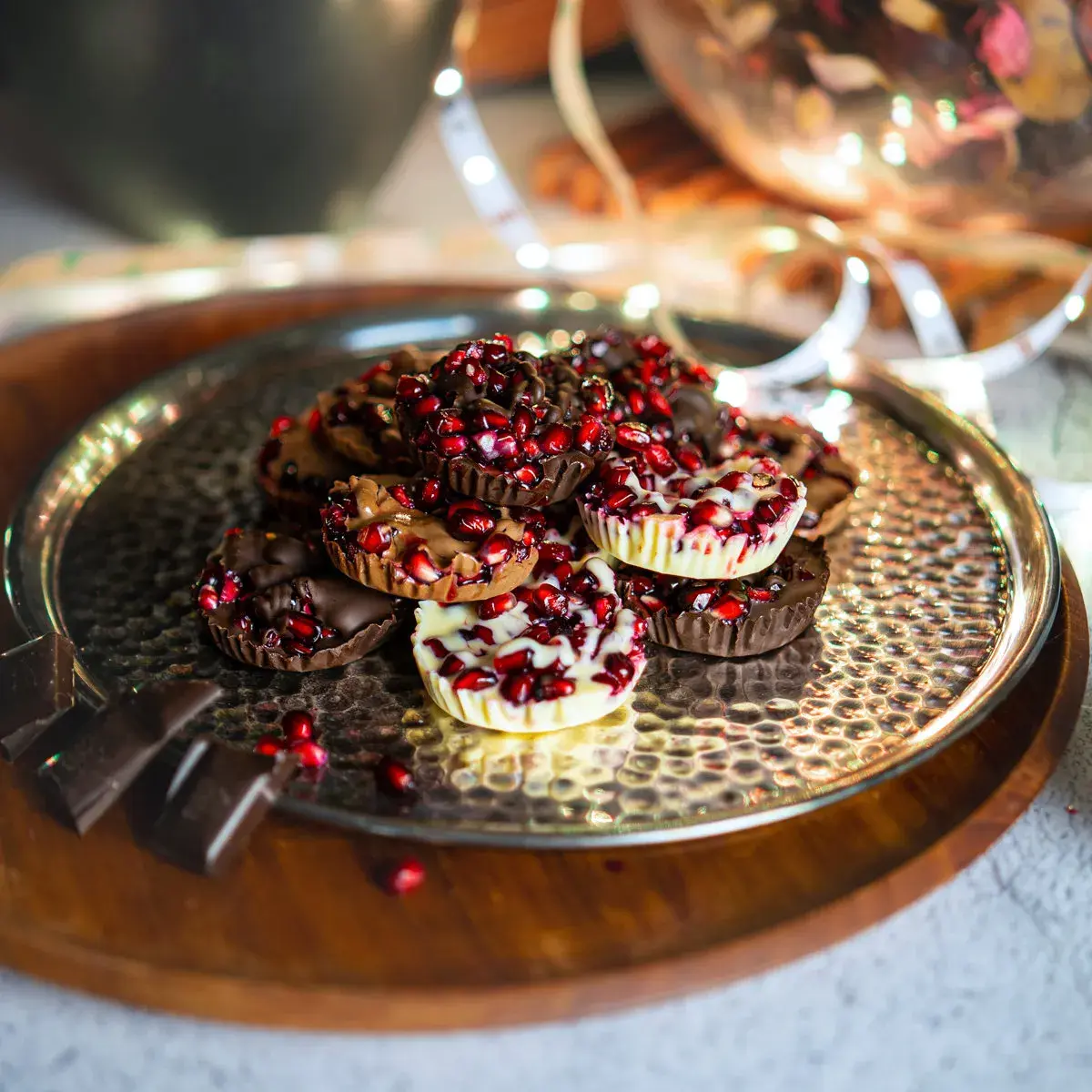 Pomegranate chocolate