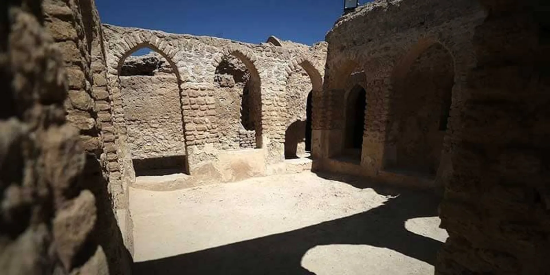 Remains of historical houses in the ancie city of Harira