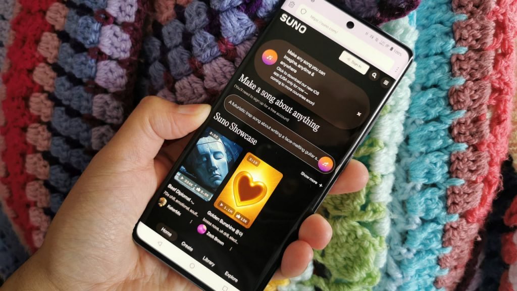 Suno mobile application