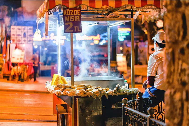 Delicious simits in Istanbul