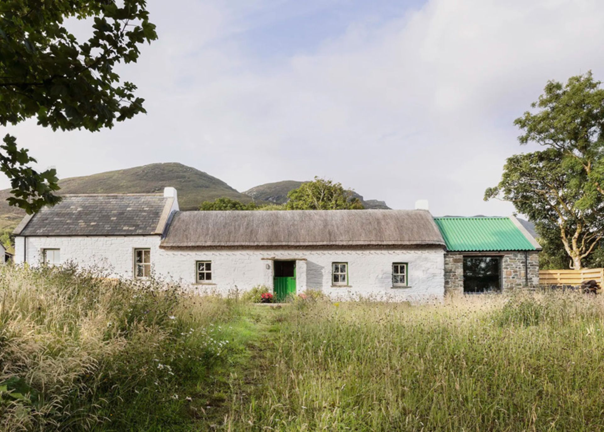 Stone huts in the plain