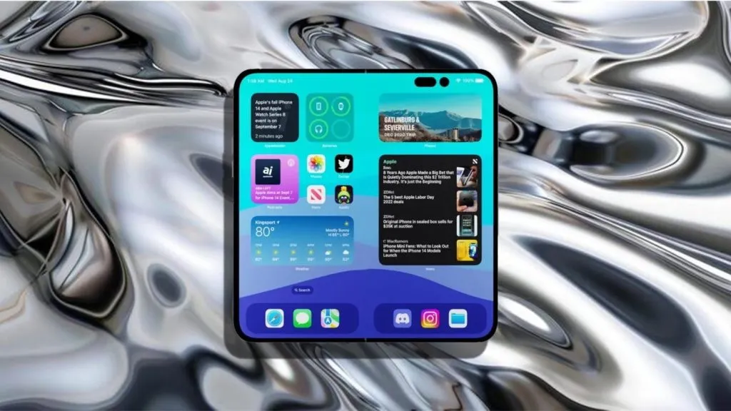 iPhone Fold battery